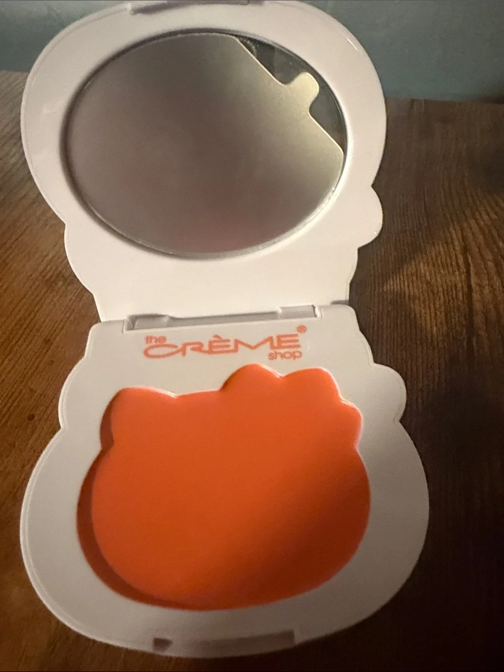 The Crème Shop x Hello Kitty Crème Blush Balm - with Aloe - Peach Puff